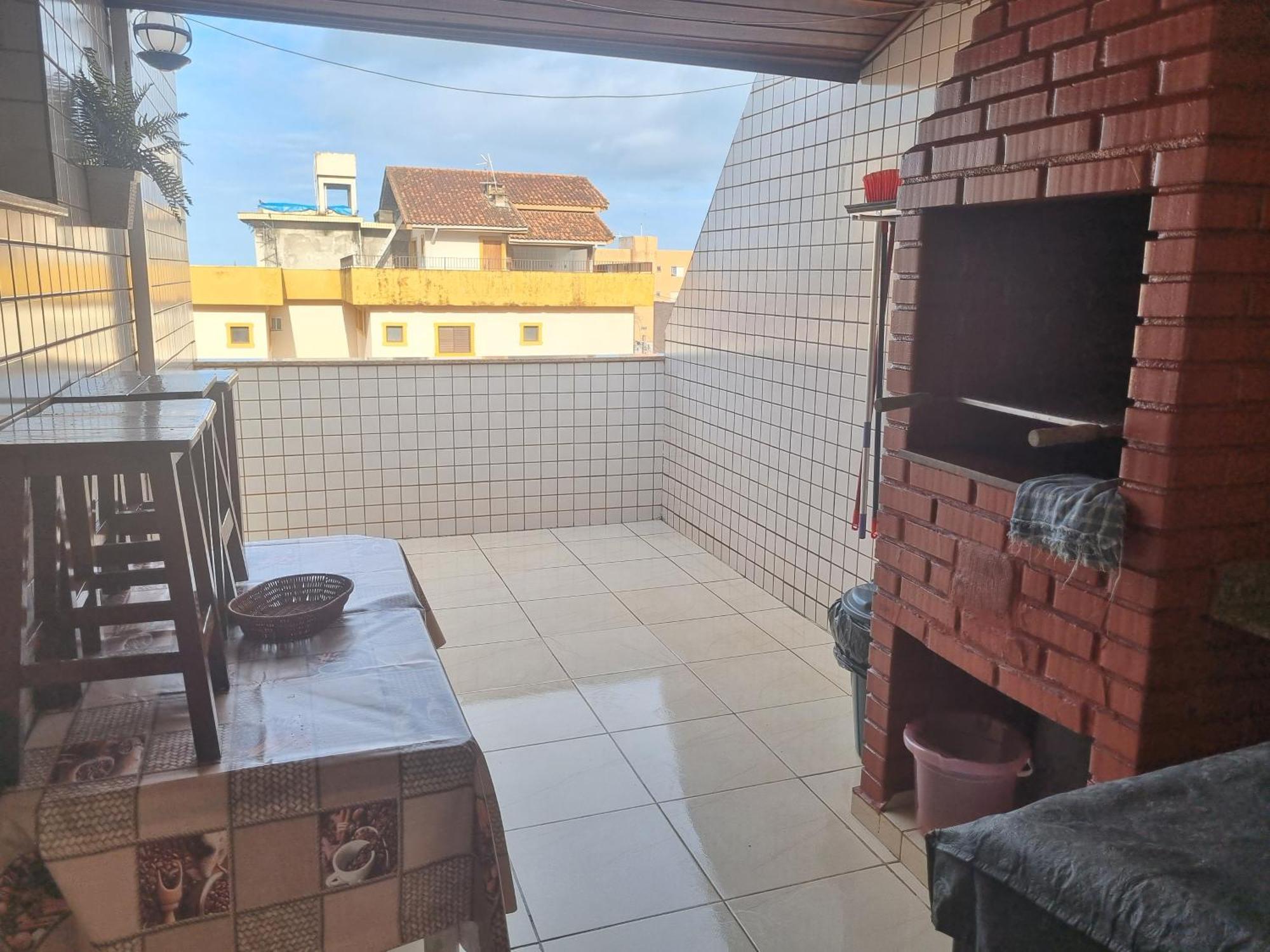 Linda Cobertura De 3 Quartos Na Praia Grande Em ウバトゥバ エクステリア 写真